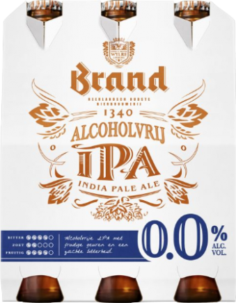 Brand IPA 0.0% sixpack met flesjes van 30cl